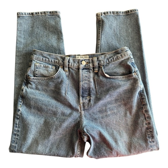 We The Free Straight Leg Hi Waist Jeans - Picture 1 of 8